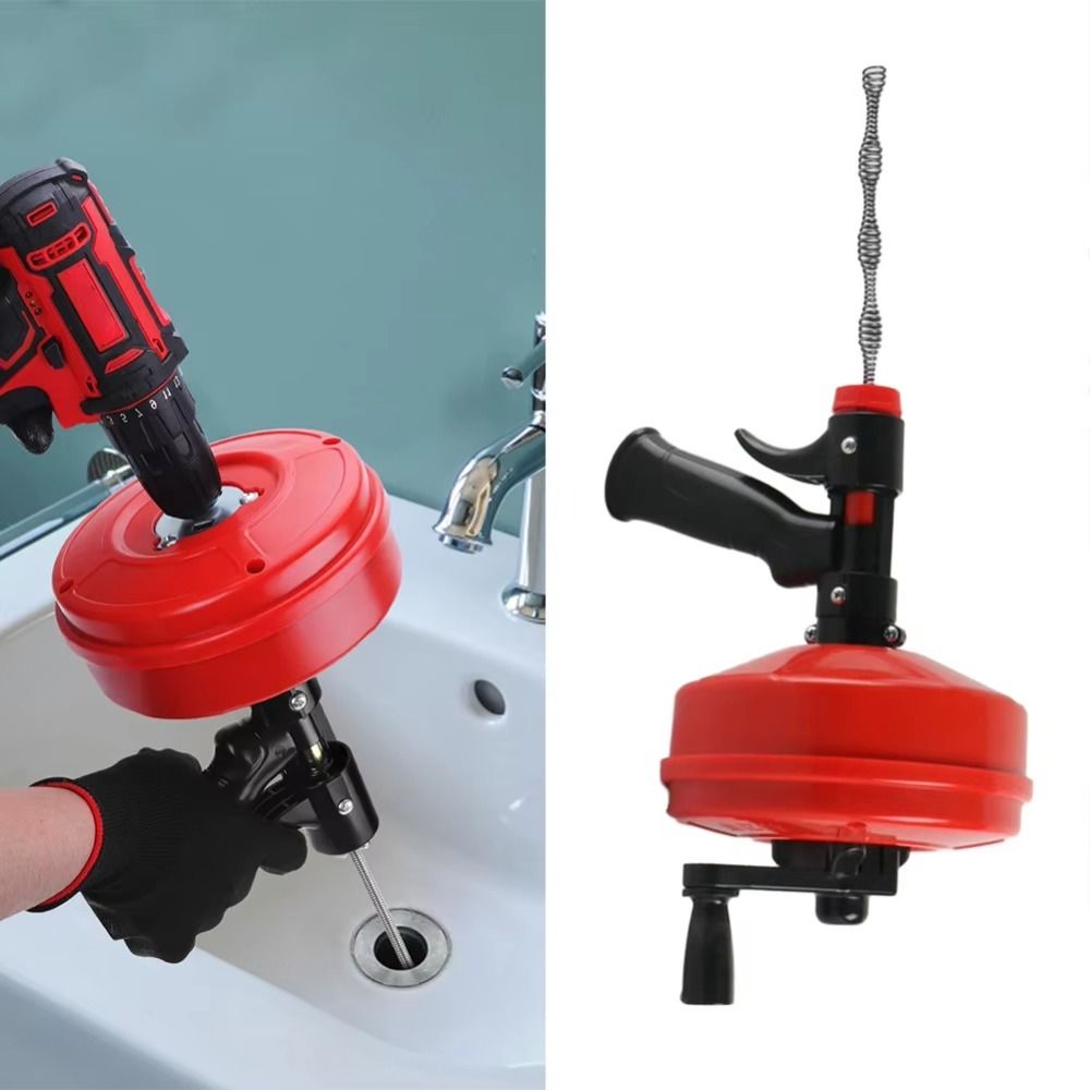 Plumbing Snake Drain - Профессиональный гибкий электрический/ручной трос для прочистки