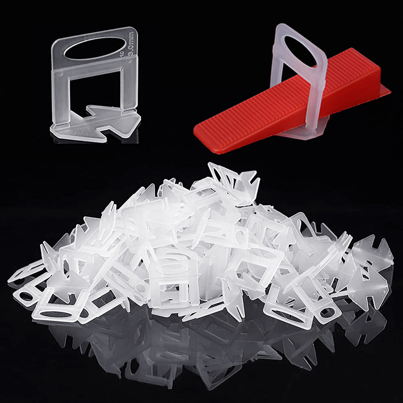 Tile Leveling Clip - 100 шт., система выравнивания керамической плитки,