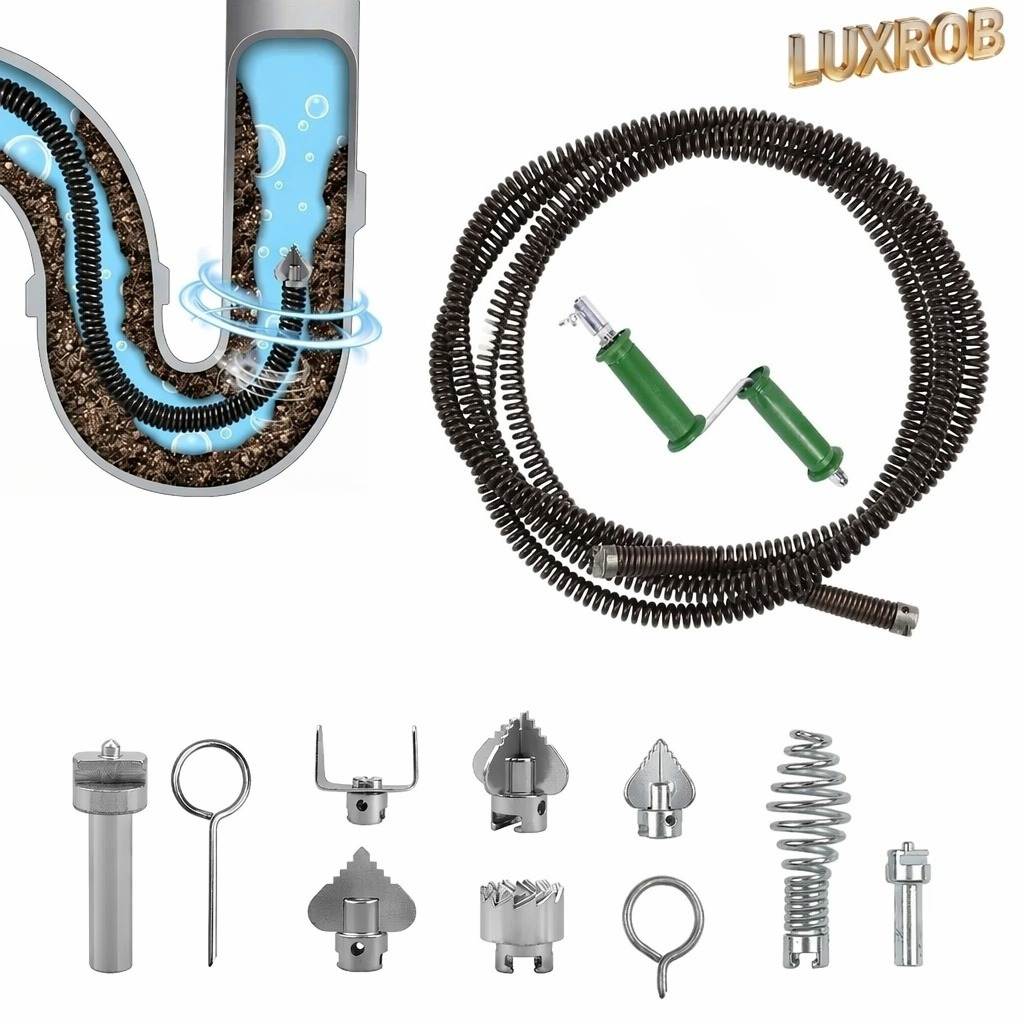 Plumbing Snake Drain - Витой пружинный инструмент для прочистки труб