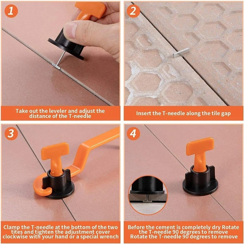 51 шт., система выравнивания н – обзор и цена Tile Leveling Clip