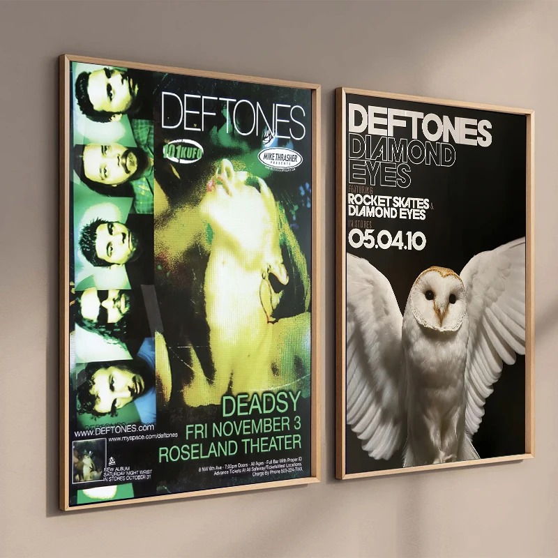 Ретро-постер группы Deftones:  – обзор и цена Wall Texture Spray