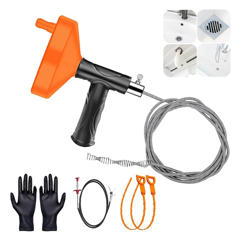 ABGH-Drains Snake Auger 33 фут – обзор и цена Plumbing Snake Drain