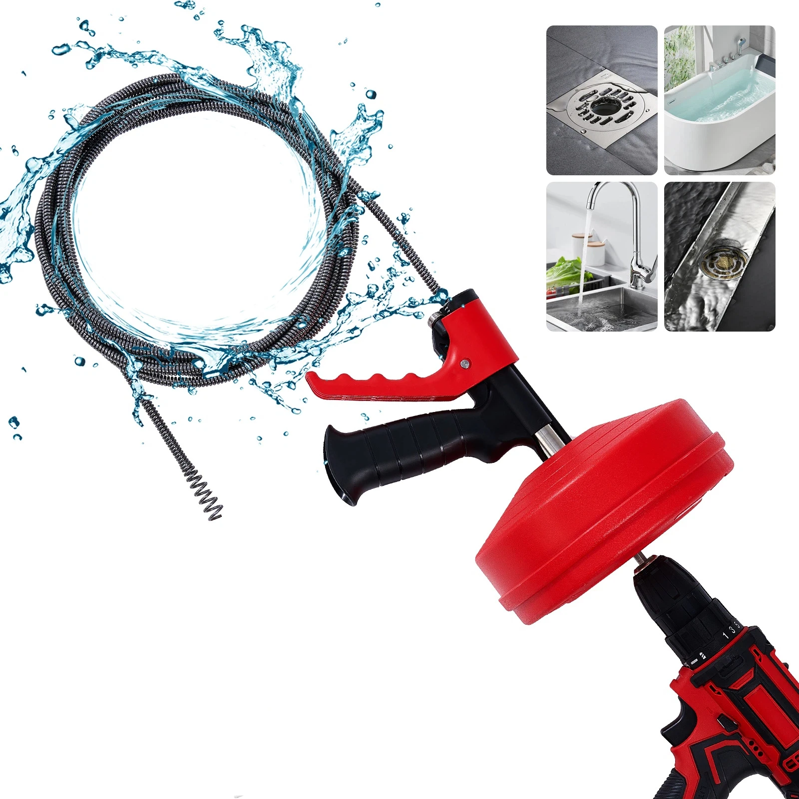 Профессиональный гибкий прочис – обзор и цена Plumbing Snake Drain